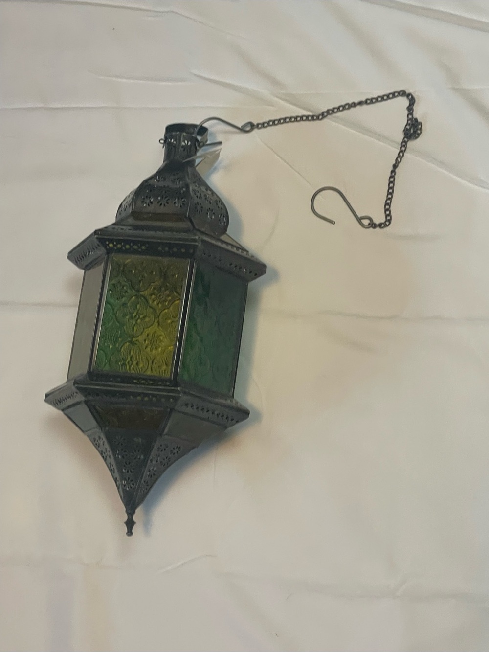 NWT - Multicolored Tealight Lantern